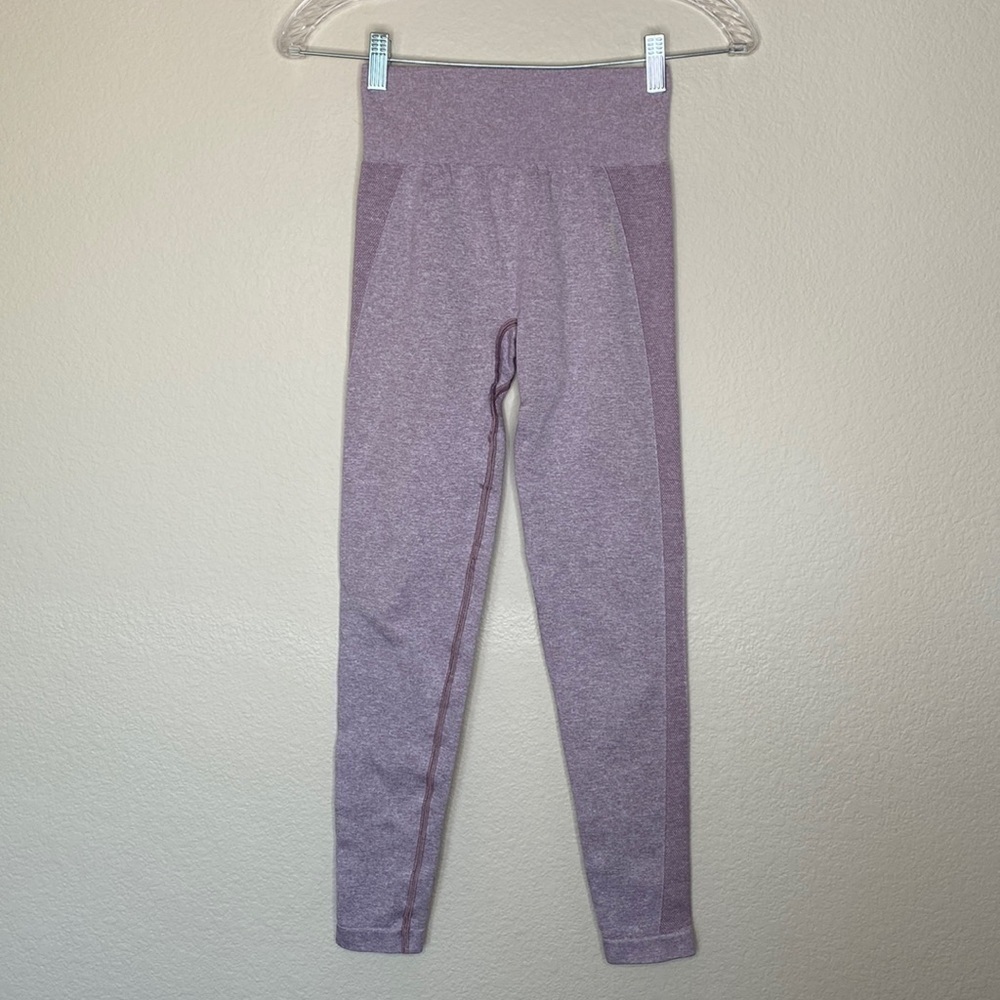 Gymshark seamless leggings purple heathered small
